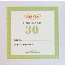 Kinkekaart 30 Eur
